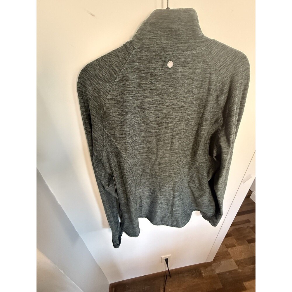 Yogalicious Athletic Jacket Women's XXL Green Full Zip Long Sleeve Mock Neck - Picture 7 of 10